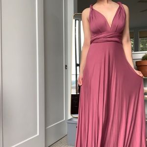 Lulus Tricks of the Trade Dress-Rusty Rose, Small